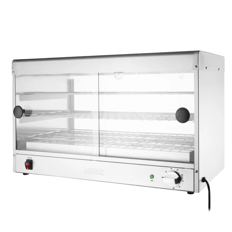 Vitrine chauffante économique Buffalo - Capacité 60 tourtes