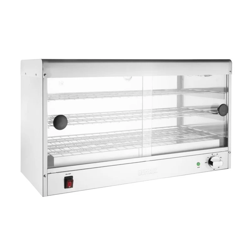 Vitrine chauffante économique Buffalo - Capacité 60 tourtes