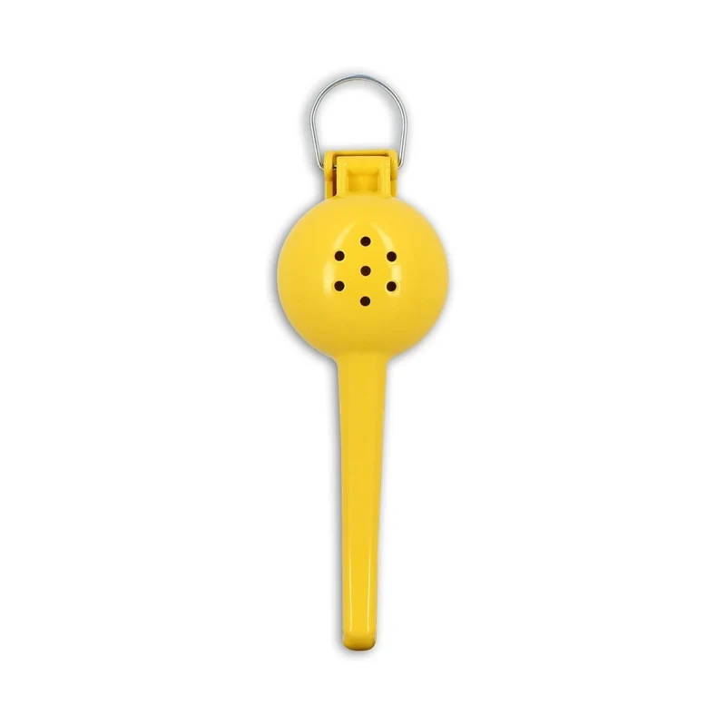 Presse-citron 22cm en aluminium jaune