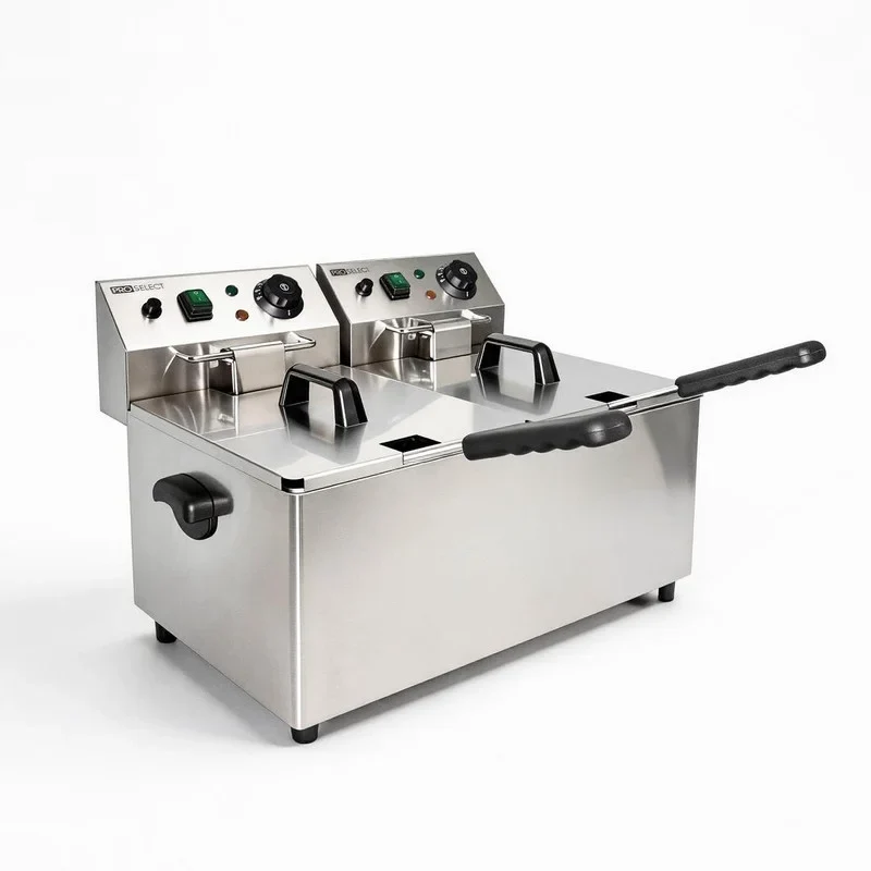 Friteuse électrique - 2 x 8 L - 2.800 W