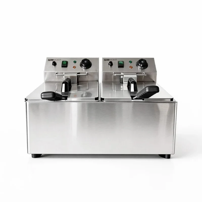 Friteuse électrique - 2 x 8 L - 2.800 W