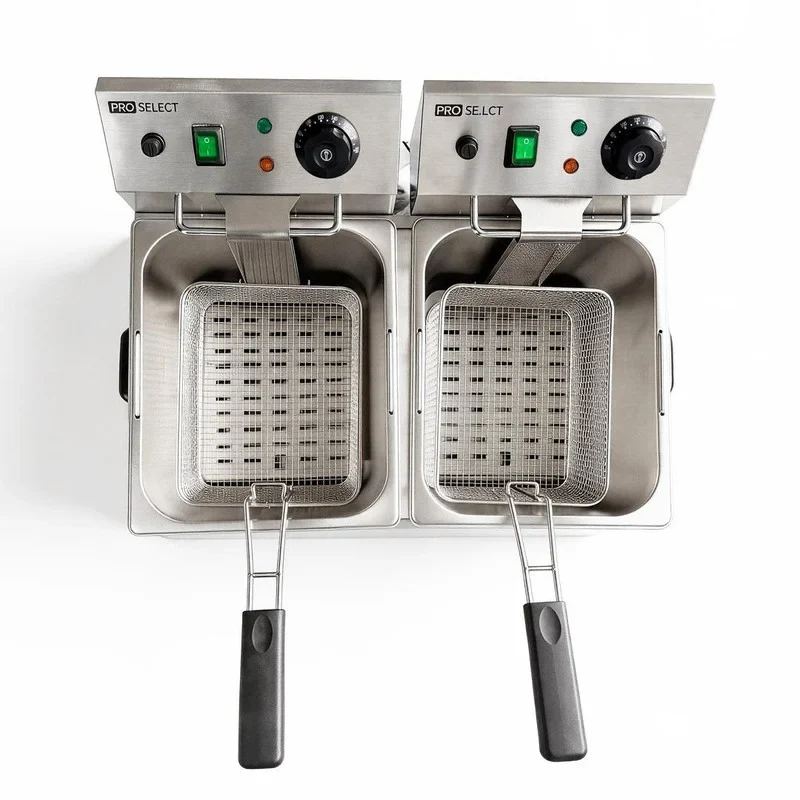 Friteuse électrique - 2 x 8 L - 2.800 W