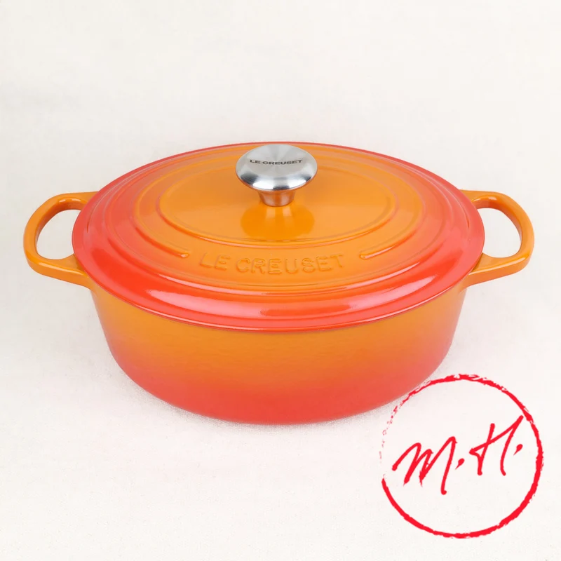 Cocotte en fonte Le Creuset Ovale Volcanique