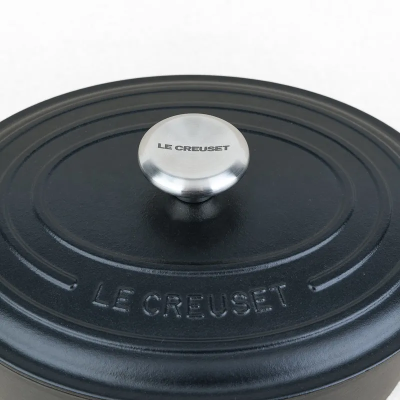 Cocotte Le Creuset Ovale Noir Mat