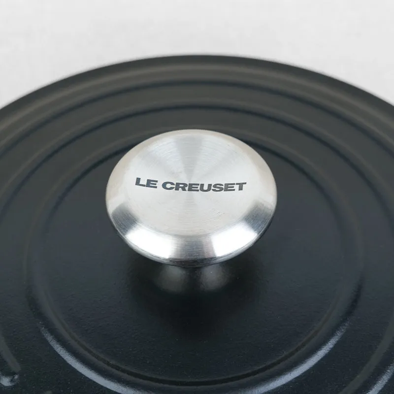 Cocotte Le Creuset Ronde Noir Mat