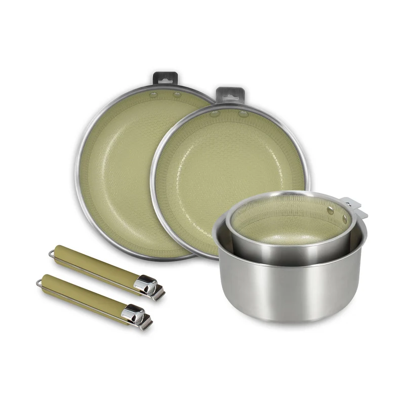Lot de 6 pièces Aglaé en acier inoxydable