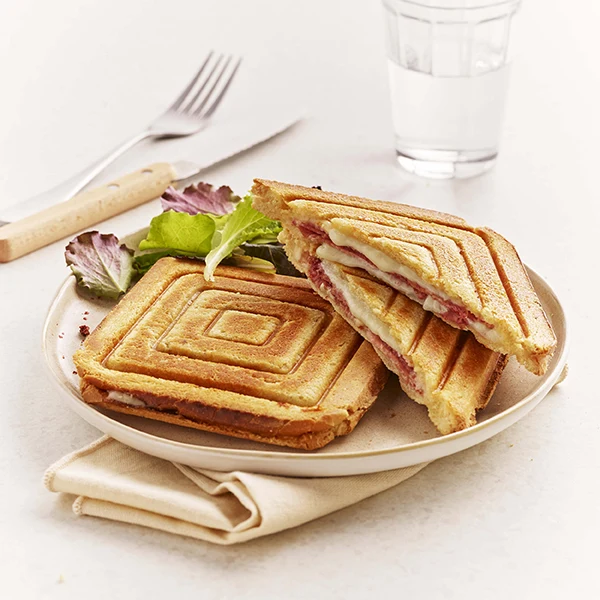Jeu de plaques 2 croque-monsieur classique 010432 Premium Gaufres® Lagrange
