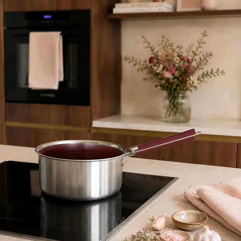 Casserole Aglaé 20cm en acier inoxydable