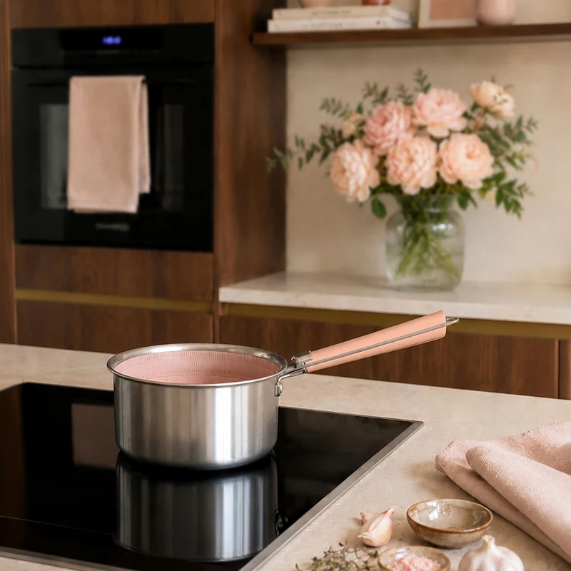 Casserole Aglaé 16cm en acier inoxydable