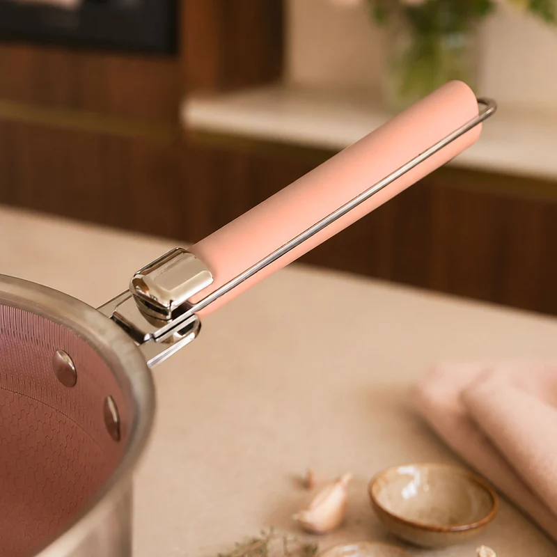 Casserole Aglaé 16cm en acier inoxydable