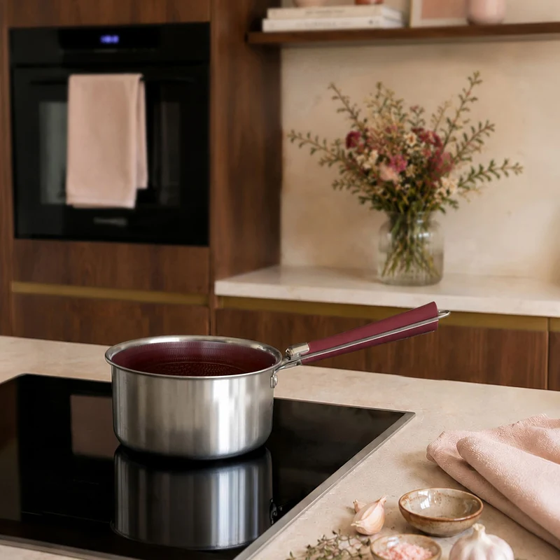 Casserole Aglaé 16cm en acier inoxydable