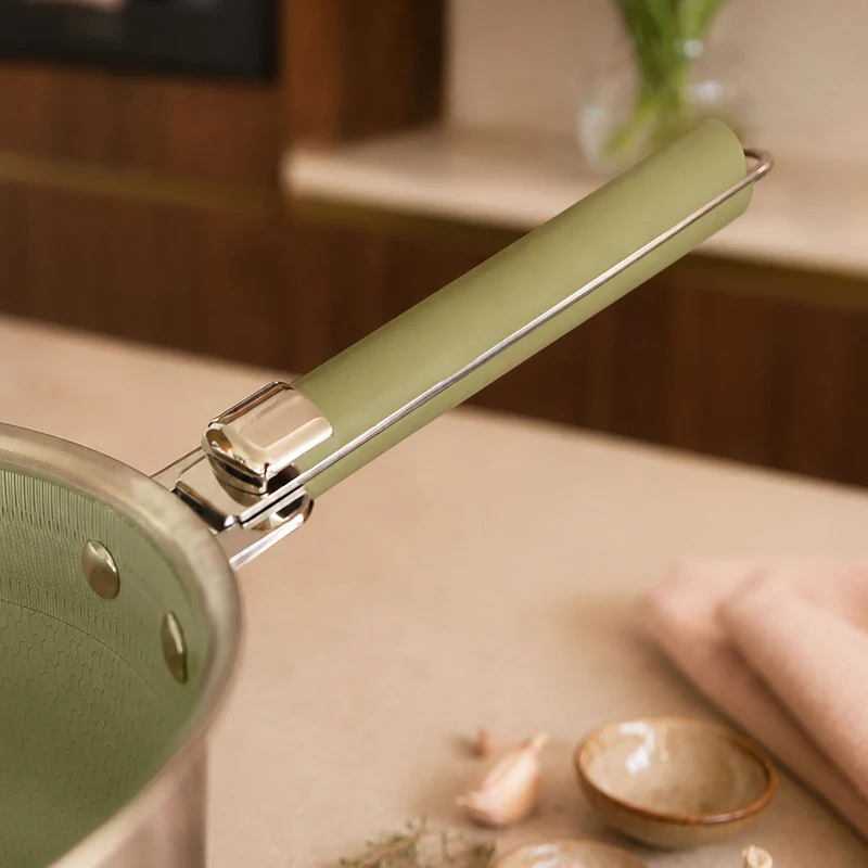 Casserole Aglaé 16cm en acier inoxydable