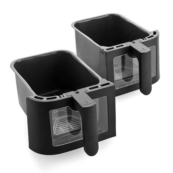 Friteuse à air chaud 2 paniers Dual Zone Bistro 8 L 3000 W Green pan
