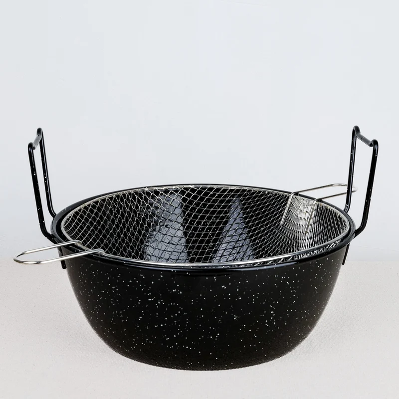Friteuse en fer émaillé induction