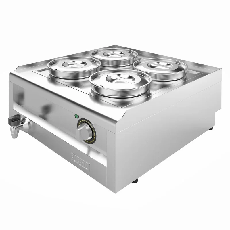 Bain-marie 4 pots Série 600 Buffalo
