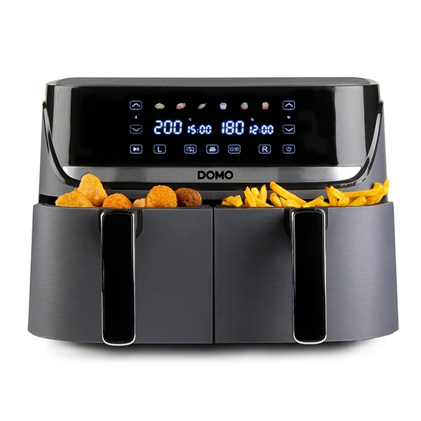 Friteuse à air chaud à doubles compartiments Double Fry Zone 8 L 2850 W DO552FR Domo