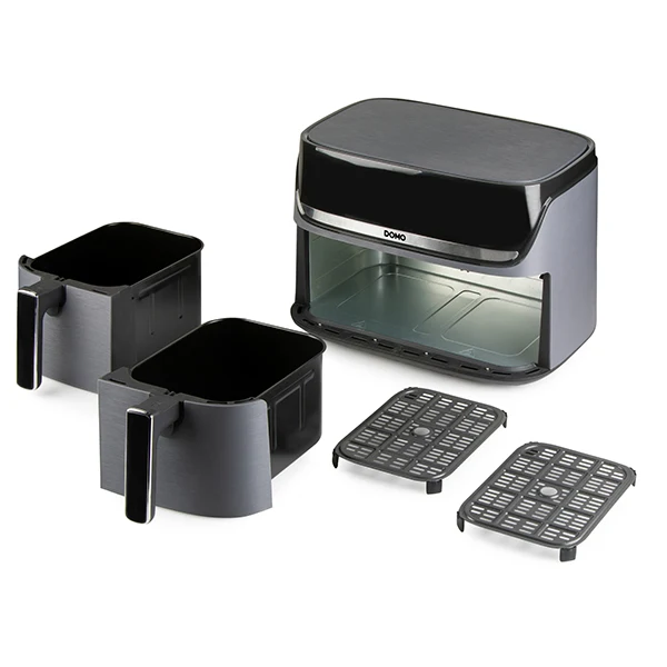 Friteuse à air chaud à doubles compartiments Double Fry Zone 8 L 2850 W DO552FR Domo