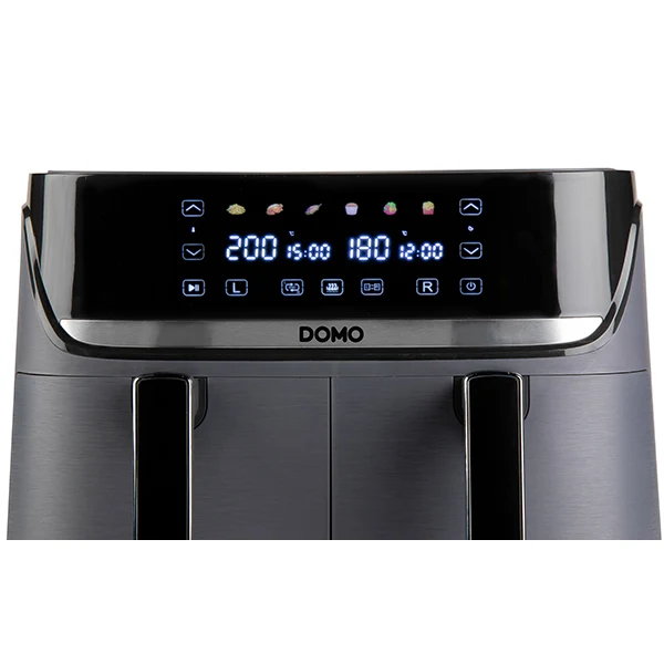 Friteuse à air chaud à doubles compartiments Double Fry Zone 8 L 2850 W DO552FR Domo
