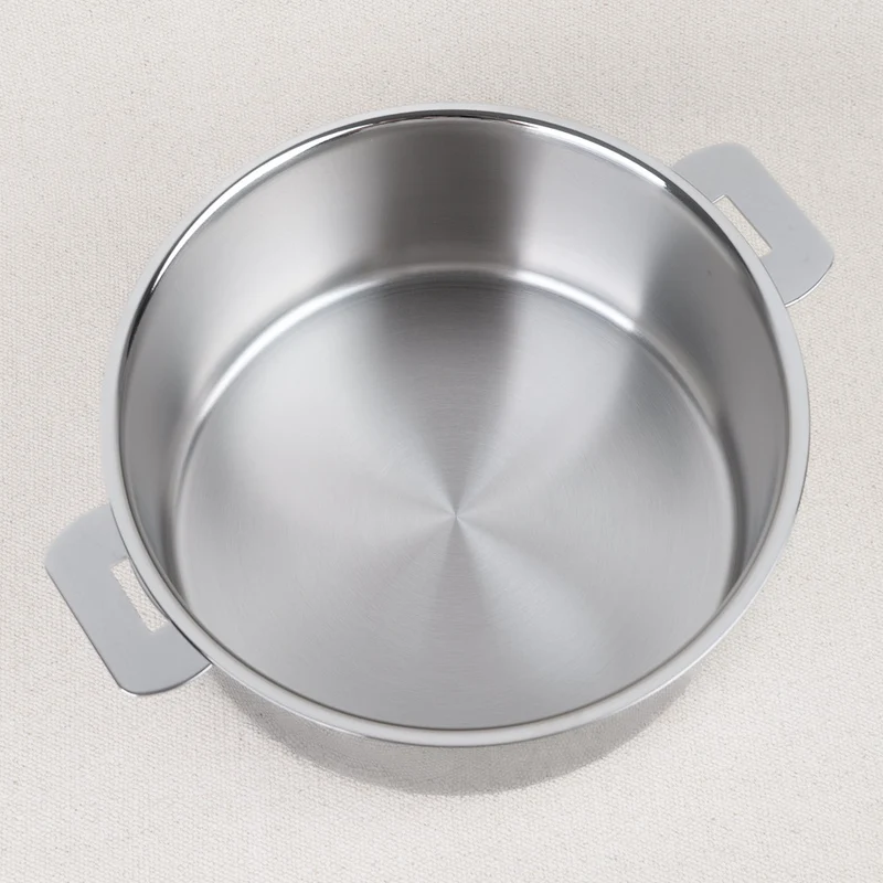 Casserole inox mutine amovible