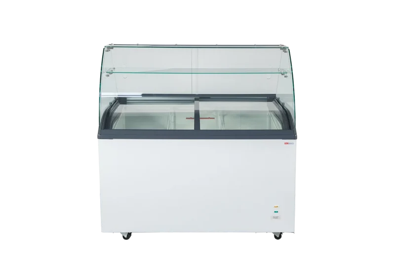 Vitrine à crème glacée avec verre de sécurité – 9 x 5 L – 278 L