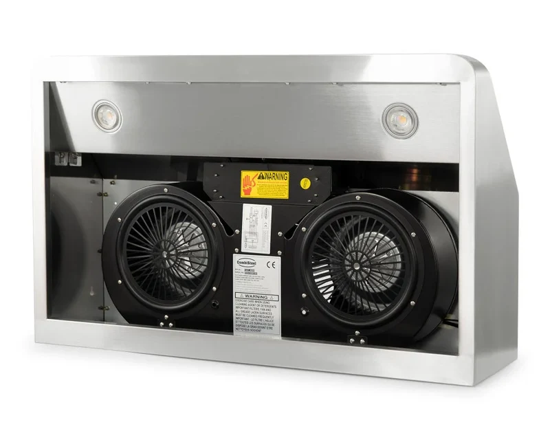 Hotte aspirante en inox - avec moteur - 900 x 560 x 250 mm