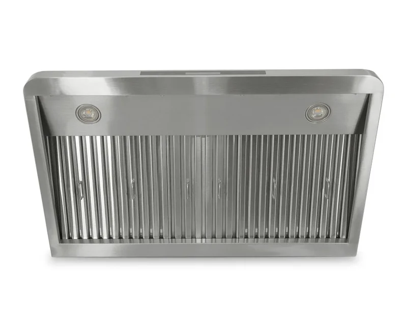 Hotte aspirante en inox - avec moteur - 900 x 560 x 250 mm