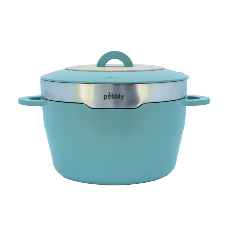 Cocotte céramique multifonction 24 cm Mint Sage - PEBBLY