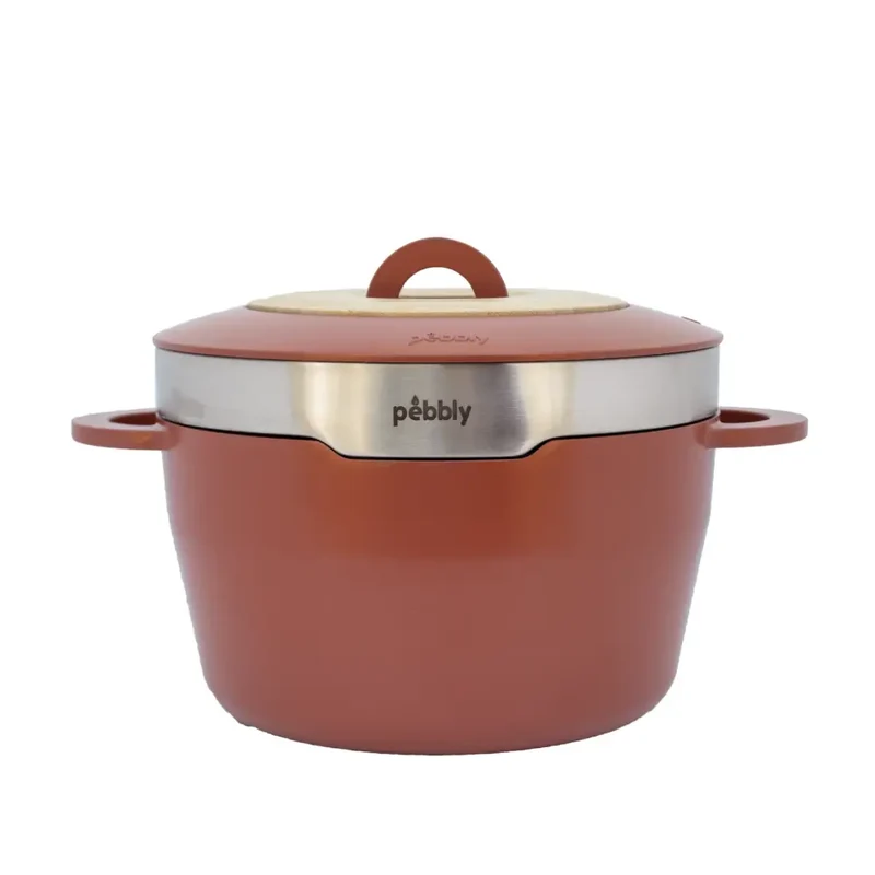 Cocotte céramique multifonction 24 cm Terracotta - PEBBLY