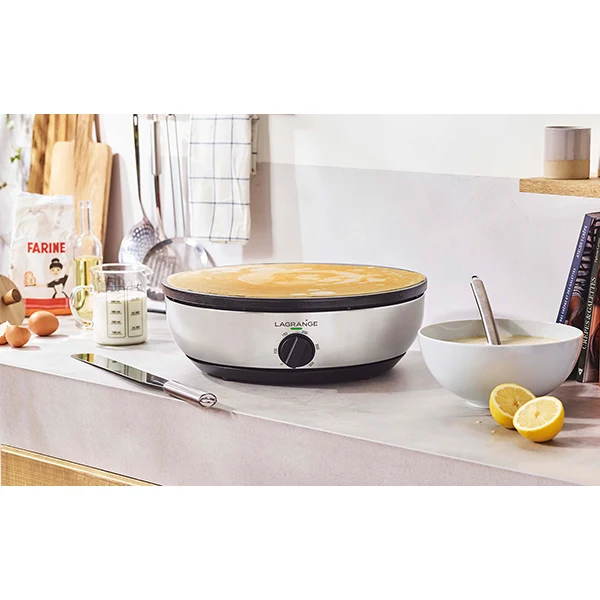 Crêpière professionnelle 40 cm 3000 W Lagrange