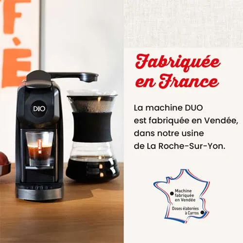 Machine à café DUO Terre battue mat - MALONGO