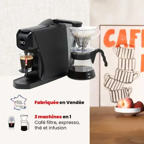 Machine à café DUO Terre battue mat - MALONGO