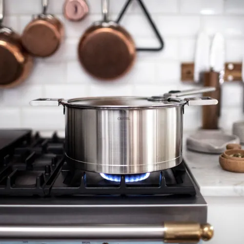 Lot de 3 Casseroles STRATE poignée ZENITH amovible OFFERTE - CRISTEL