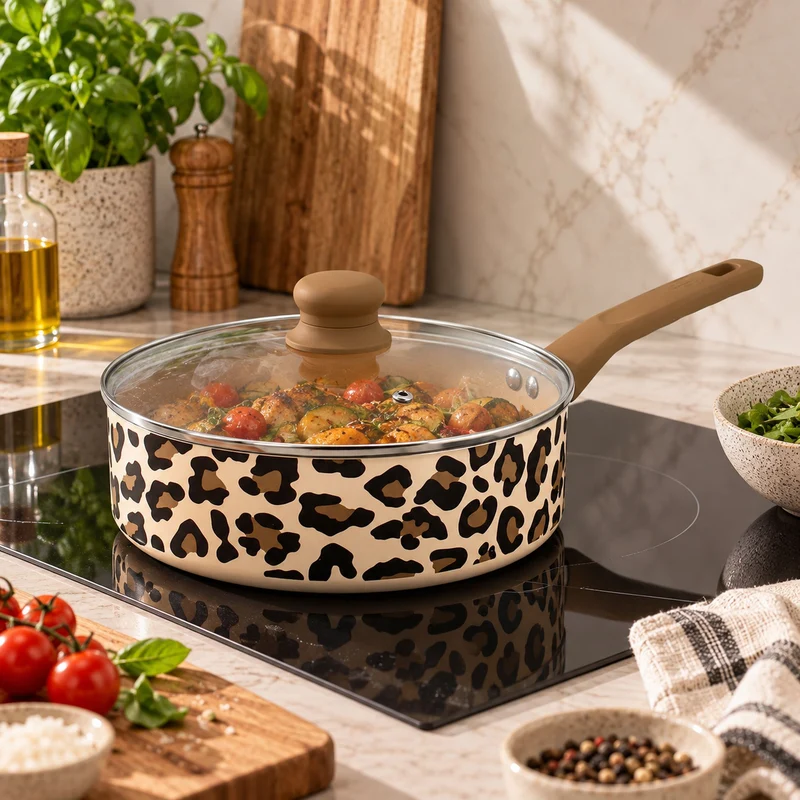 Sauteuse Léopard 24cm en aluminium
