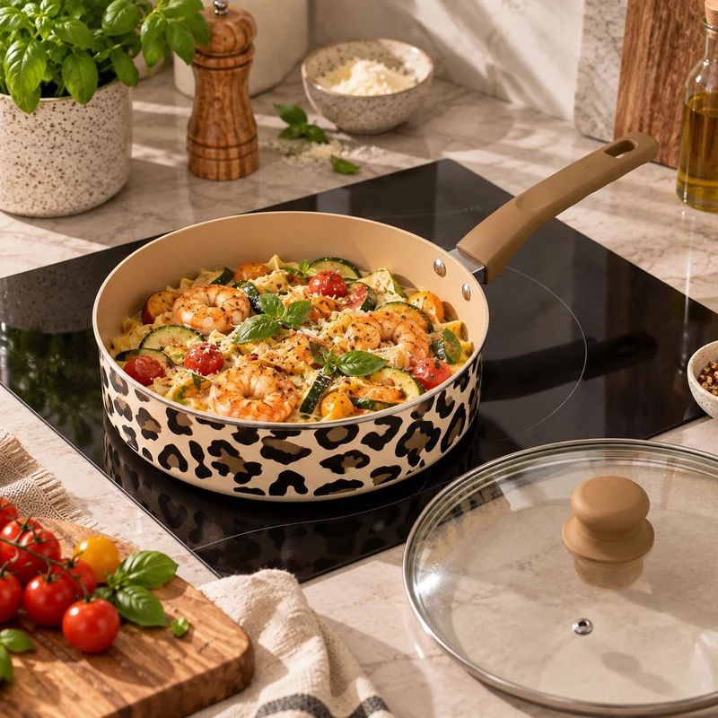 Sauteuse Léopard 24cm en aluminium