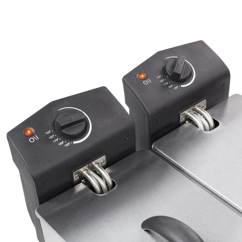 Friteuse double Tristar FR-6937 inox 2 x 3L