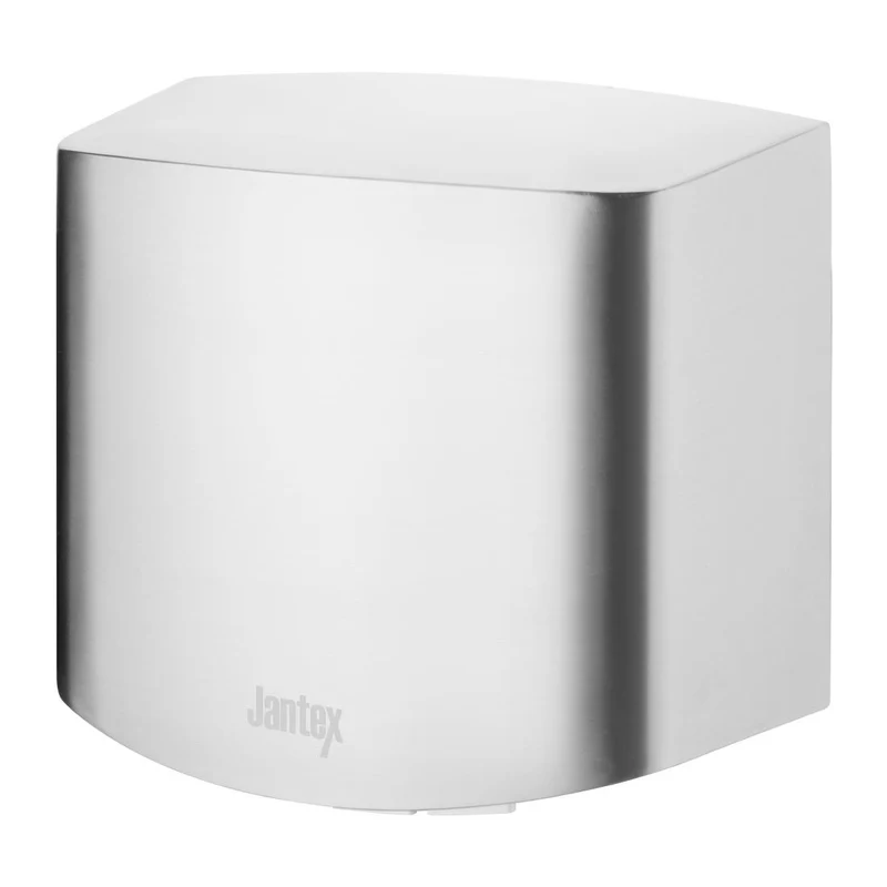 Sèche-mains en acier inoxydable Jantex argent brossé