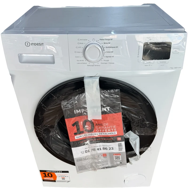 Lave linge Indesit 7kg Neuf IM 764B MY TIME FR
