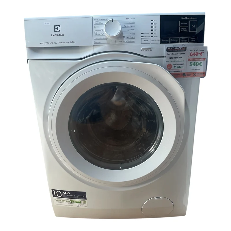 Lave linge séchant EW7W4951EB Neuf