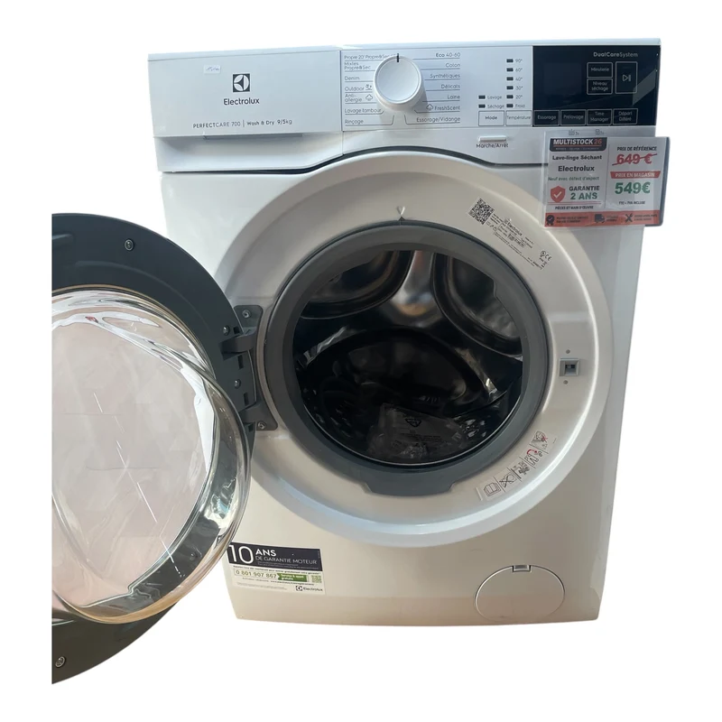 Lave linge séchant EW7W4951EB Neuf