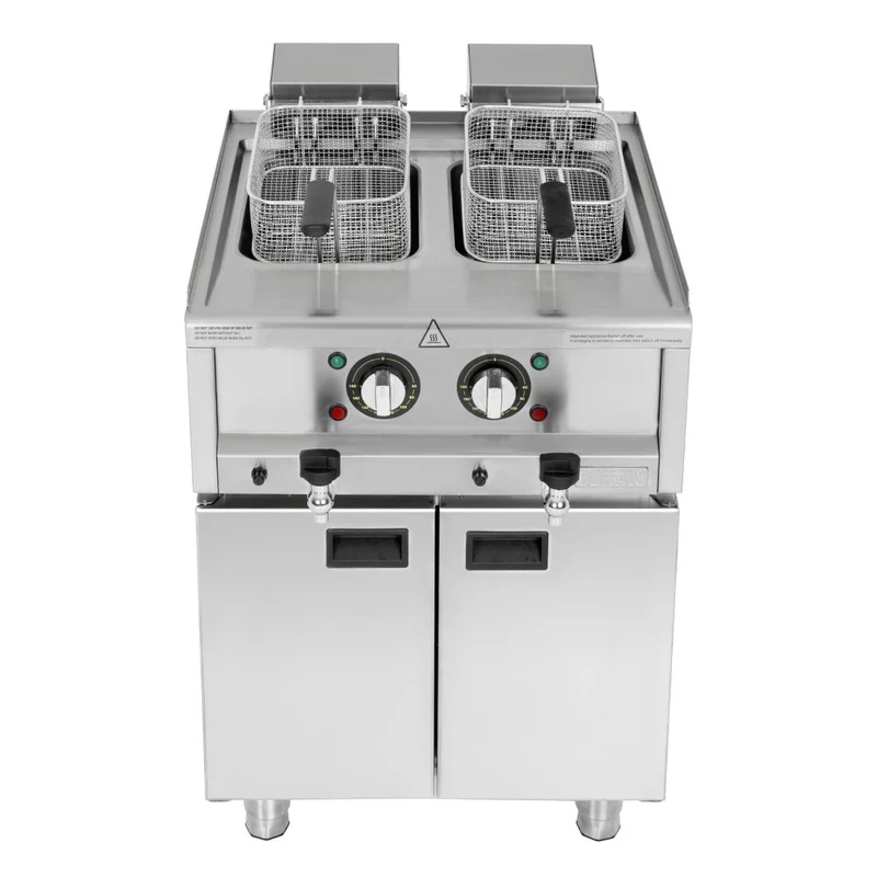 Friteuse électrique double cuve Buffalo Série 600 2x 8L