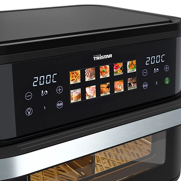 Friteuse à air chaud Dual zone Flex 10 L 2500 W Tristar