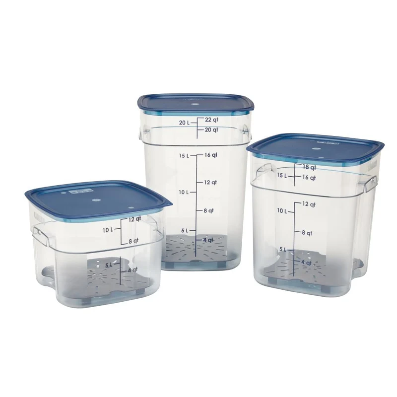 Couvercle bleu Cambro FreshPro 261x261mm