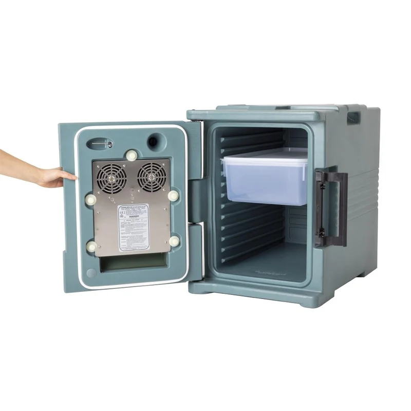 Conteneur alimentaire isotherme chauffant Cambro Camcart bleu ardoise