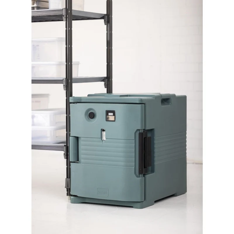 Conteneur alimentaire isotherme chauffant Cambro Camcart bleu ardoise