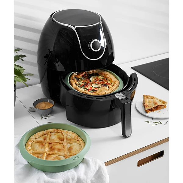 Moule rond en silicone pour friteuse à air chaud 20 cm Lékué