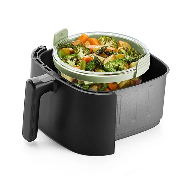 Plat en verre rond pour friteuse à air chaud Lékué