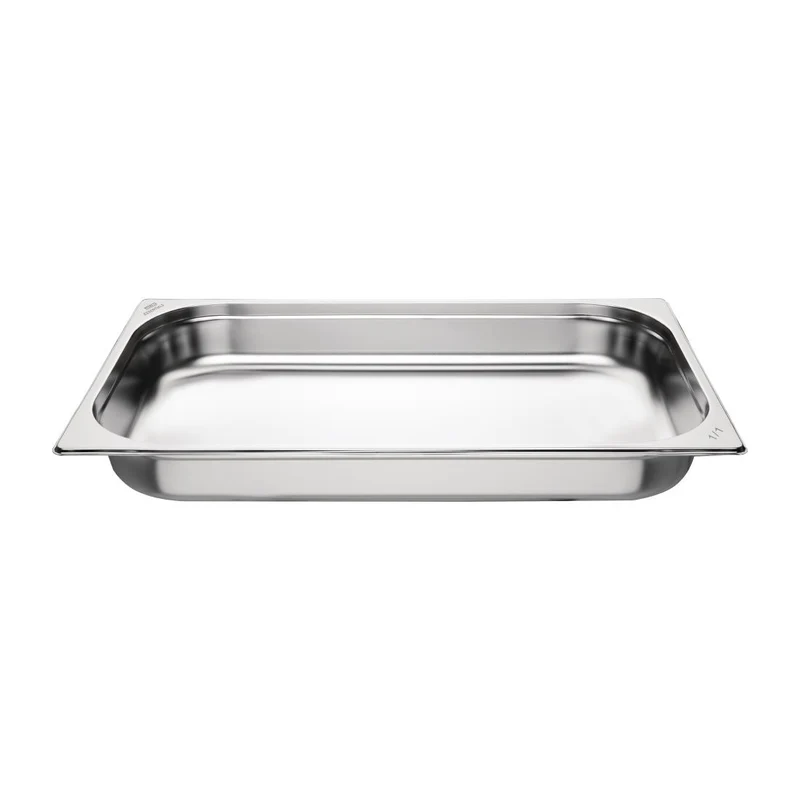Bacs GN 1/1 inox 65mm Nisbets Essentials (lot de 3)