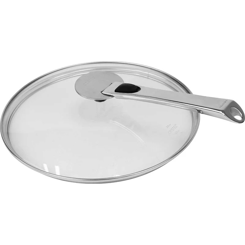 Lot 3 Casseroles inox Mutine avec Poignée et Couvercles - CRISTEL