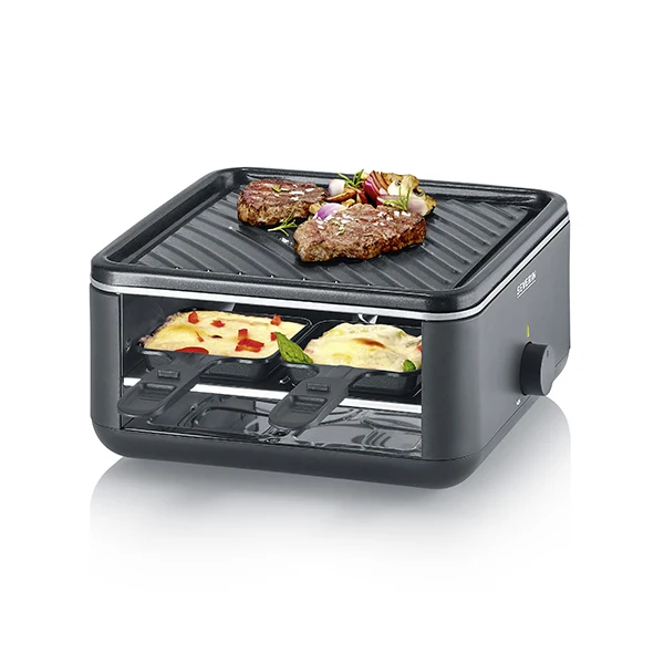 Appareil à raclette 4 personnes avec mini-grill RG 2360 800 W Severin
