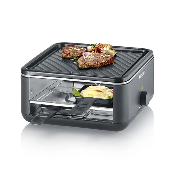 Appareil à raclette 4 personnes avec mini-grill RG 2360 800 W Severin